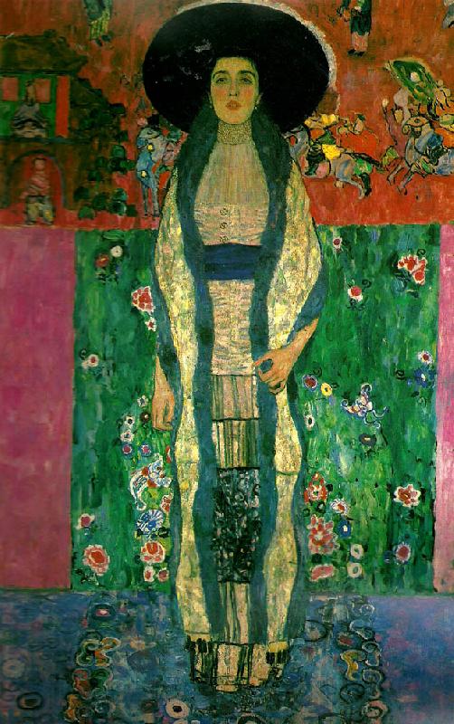 Gustav Klimt portratt av adele bloch-bauer,